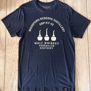 Woodford Reserve Distillery Navy Graphic Tee Size Large